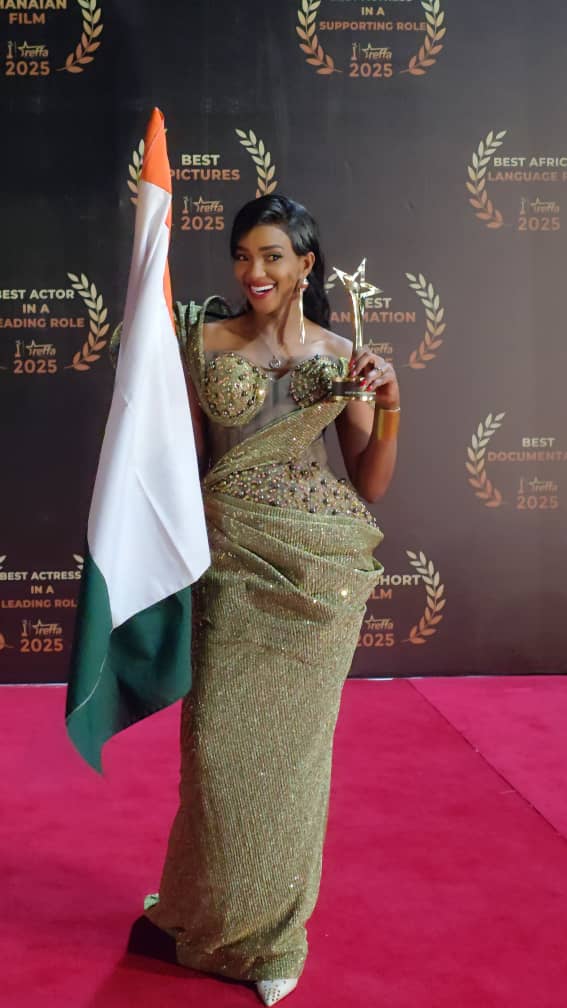 Meilleure Actrice au REFFA(Regà Film Festival Accra)